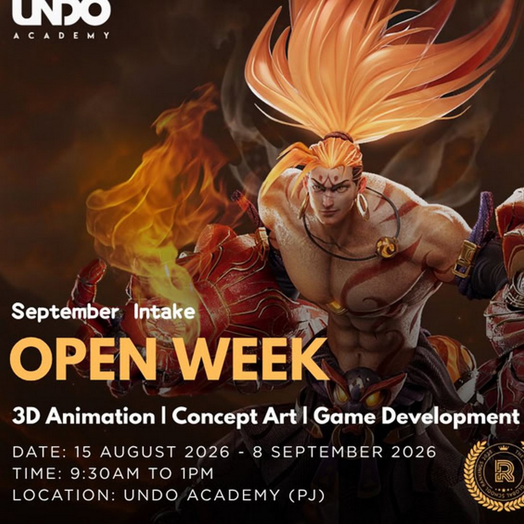UNDO-Academy-Creative-Academy-Open-House 15 August-8 September 2026: UNDO Academy: Creative Academy Open House and Class Experience Event in PJ