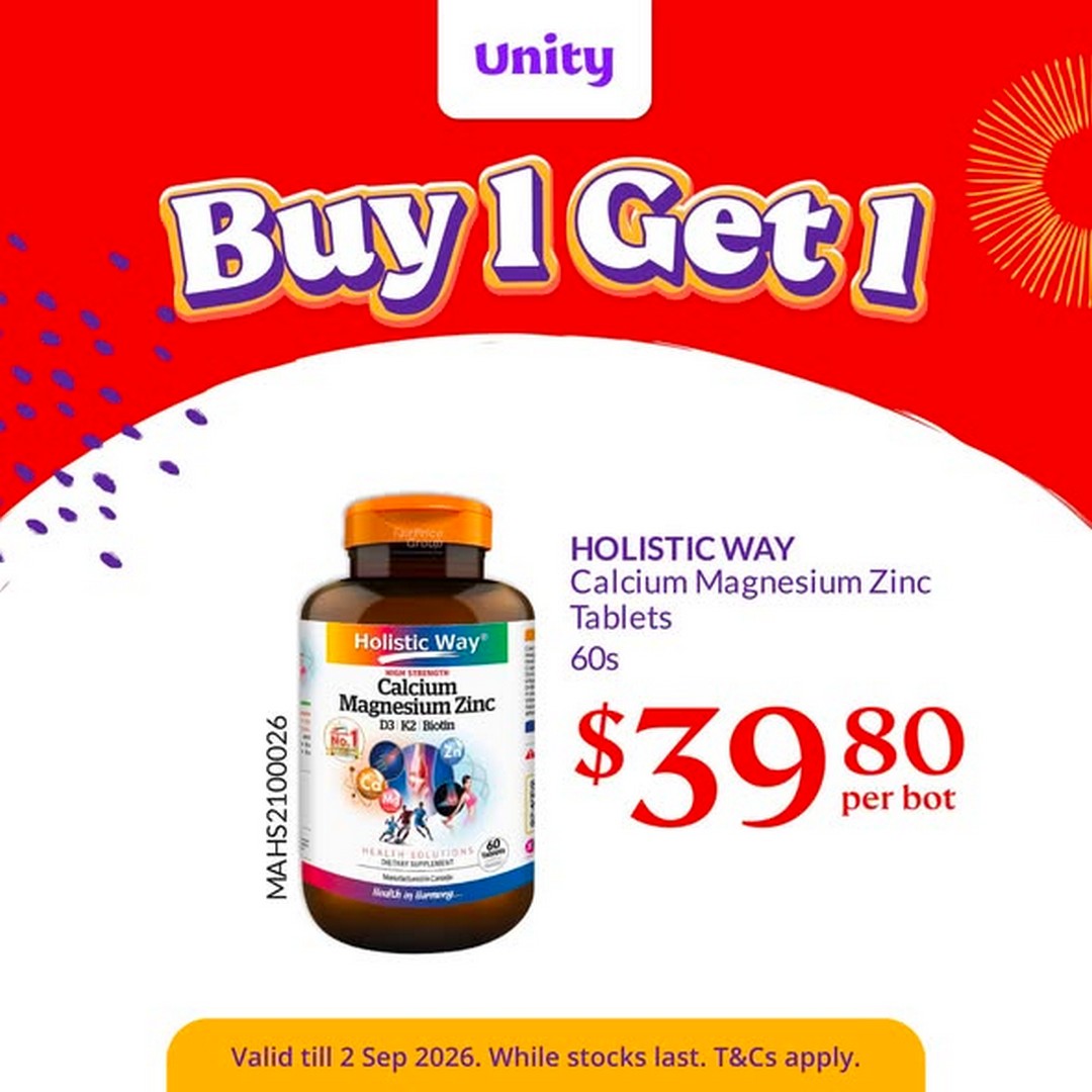 Unity-Pharmacy-Buy-1-Get-1-Promotion-on-Health-Wellness-2 Now till 2 September 2026: Unity Pharmacy: Buy 1 Get 1 Promotion on Health, Wellness and Personal Care Essentials Plus Up to 30% OFF