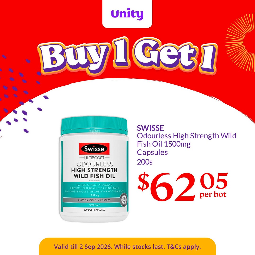 Unity-Pharmacy-Buy-1-Get-1-Promotion-on-Health-Wellness-5 Now till 2 September 2026: Unity Pharmacy: Buy 1 Get 1 Promotion on Health, Wellness and Personal Care Essentials Plus Up to 30% OFF