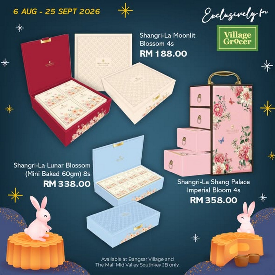 Village-Grocer-Mid-Autumn-Mooncake-Fair-Promotion-3 6 August-25 September 2026: Village Grocer: Mid-Autumn Mooncake Fair Promotion with RM10 Off, RM5 Off and Free Delivery