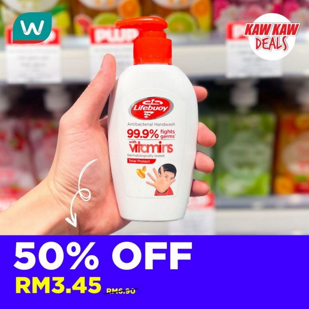 Watsons-Malaysia-Unilever-Fair-Up-to-50-OFF-Promotion-1 13-17 August 2026: Watsons Malaysia: Unilever Fair Up to 50% OFF Promotion on Everyday Personal Care Essentials