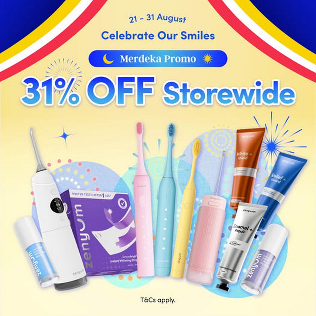 Zenyum-Malaysia-31-OFF-Storewide-Sale 21-31 August 2026: Zenyum Malaysia: 31% OFF Storewide Sale on Oral Care Products