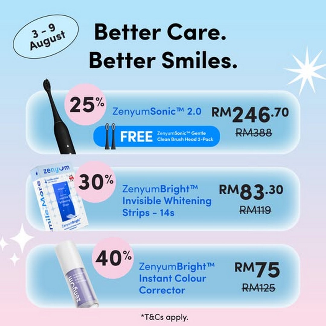 Zenyum-Malaysia-8.8-Sale-Promotion 3-9 August 2026: Zenyum Malaysia 8.8 Sale Promotion: Enjoy Special Savings on Selected Oral Care Essentials and Smile Products