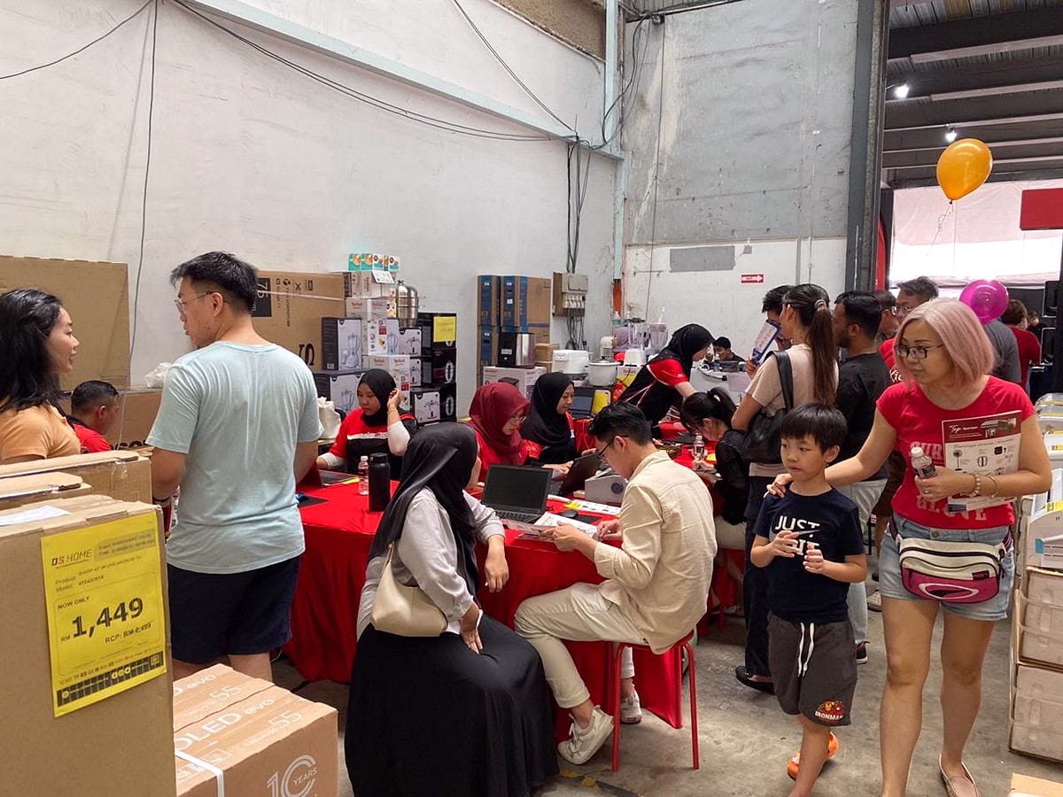 14 24–27 September 2026: DS Home Warehouse Sale, Up to 90% Off TVs, Fridges, Washers & Air Conditioners, Early Bird Deals in Subang Perdana