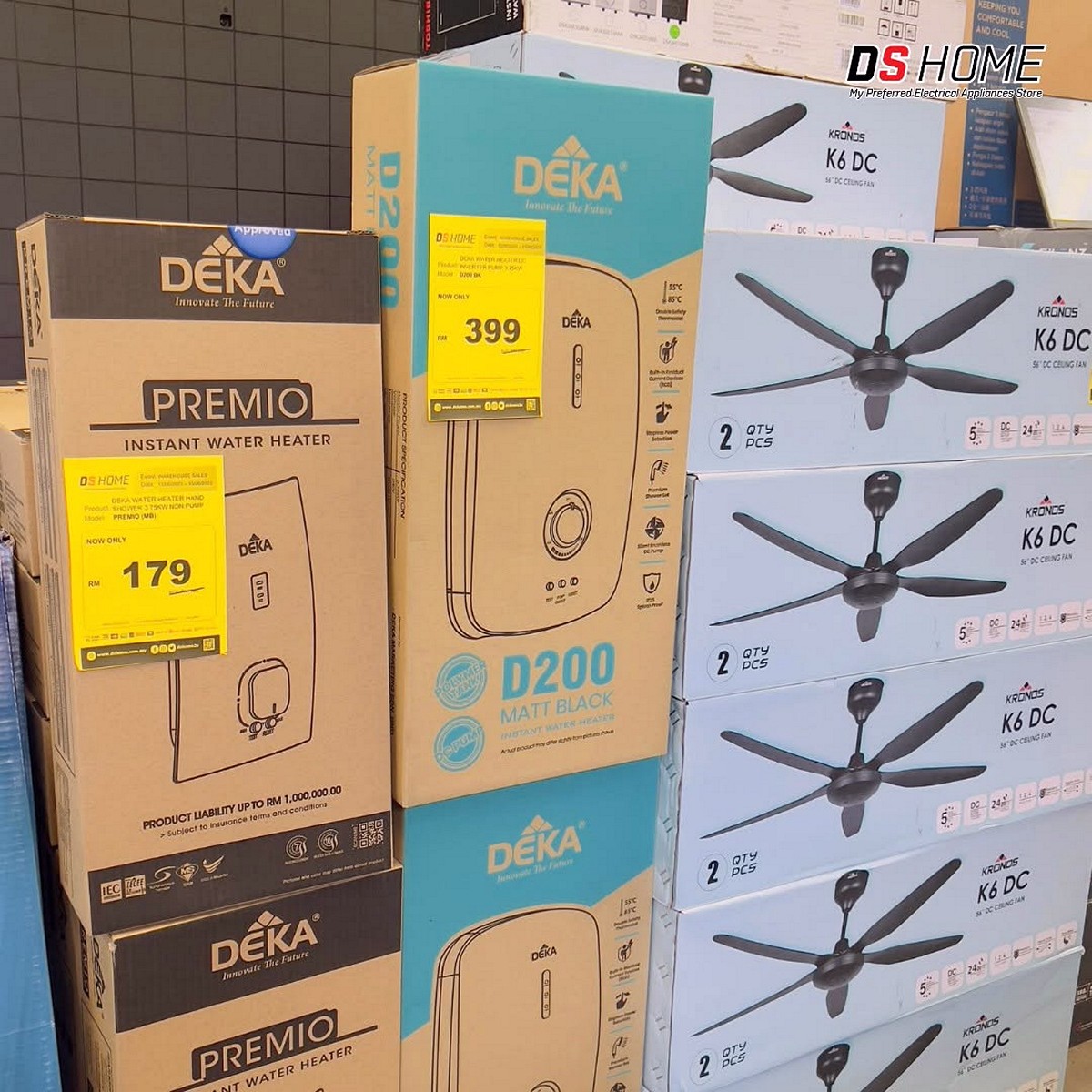 20 24–27 September 2026: DS Home Warehouse Sale, Up to 90% Off TVs, Fridges, Washers & Air Conditioners, Early Bird Deals in Subang Perdana