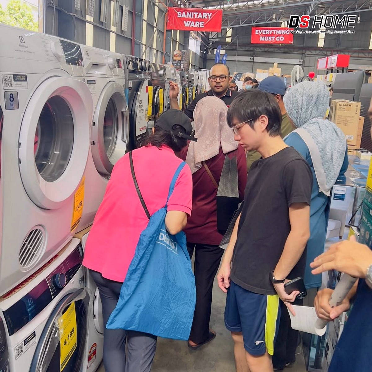 23 24–27 September 2026: DS Home Warehouse Sale, Up to 90% Off TVs, Fridges, Washers & Air Conditioners, Early Bird Deals in Subang Perdana