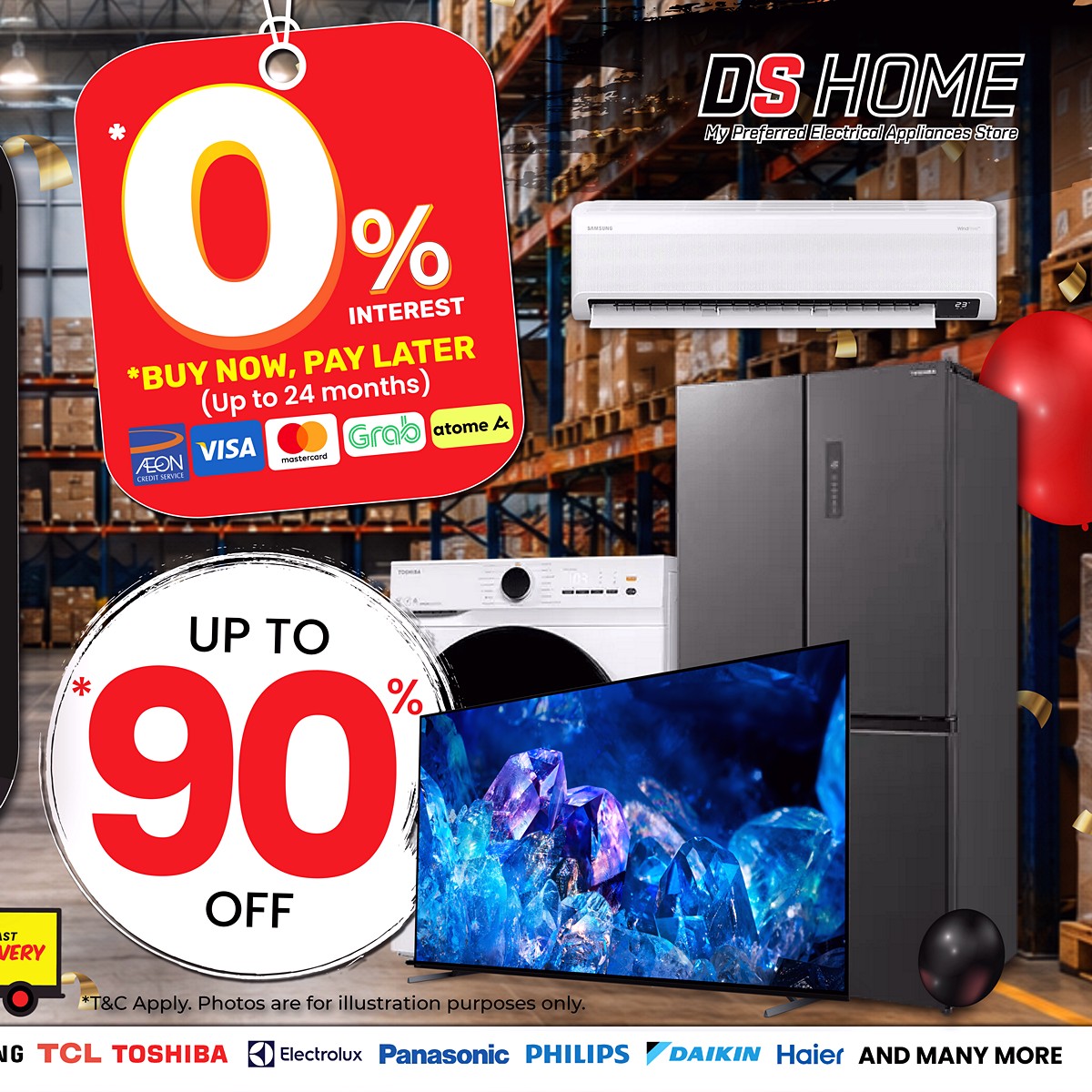 2409_SP-Warehouse-Sale-Theme-02 24–27 September 2026: DS Home Warehouse Sale, Up to 90% Off TVs, Fridges, Washers & Air Conditioners, Early Bird Deals in Subang Perdana