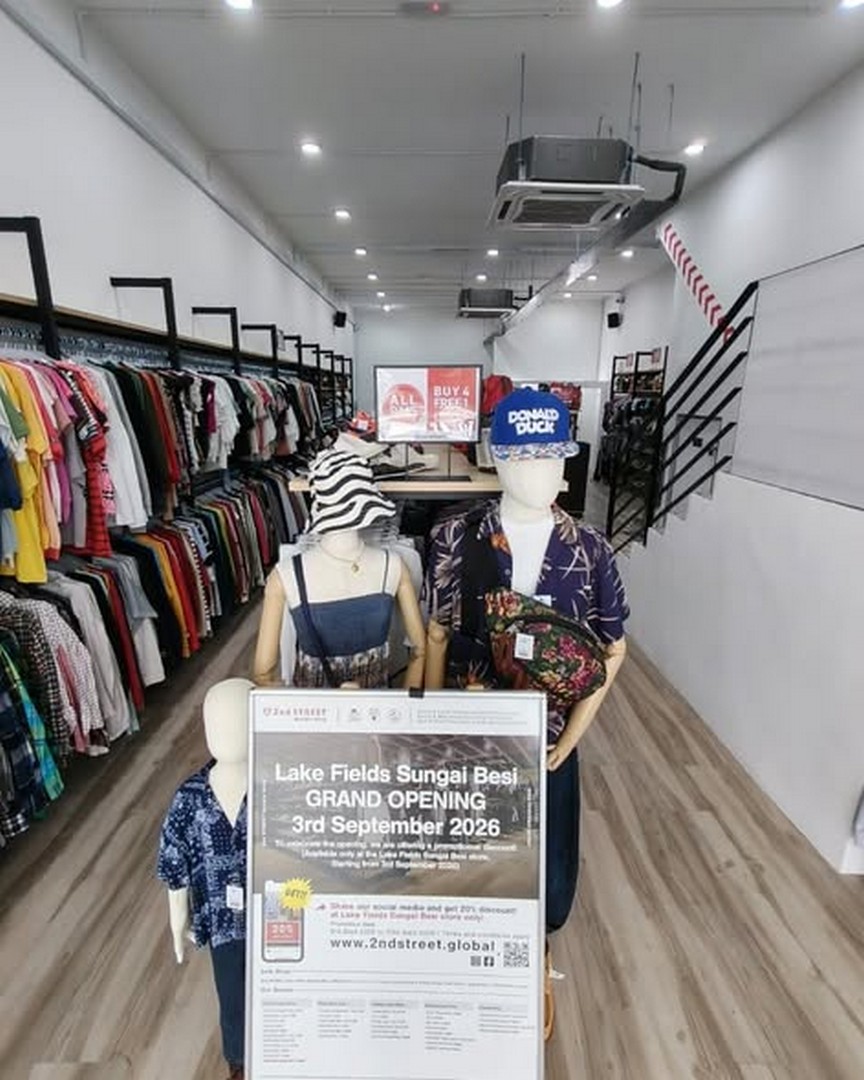 2nd-STREET-Malaysia-20-Discount-Promotion-2 3-20 September 2026: 2nd STREET Malaysia: 20% Discount Promotion at New Lake Fields Sungai Besi Bundle Store