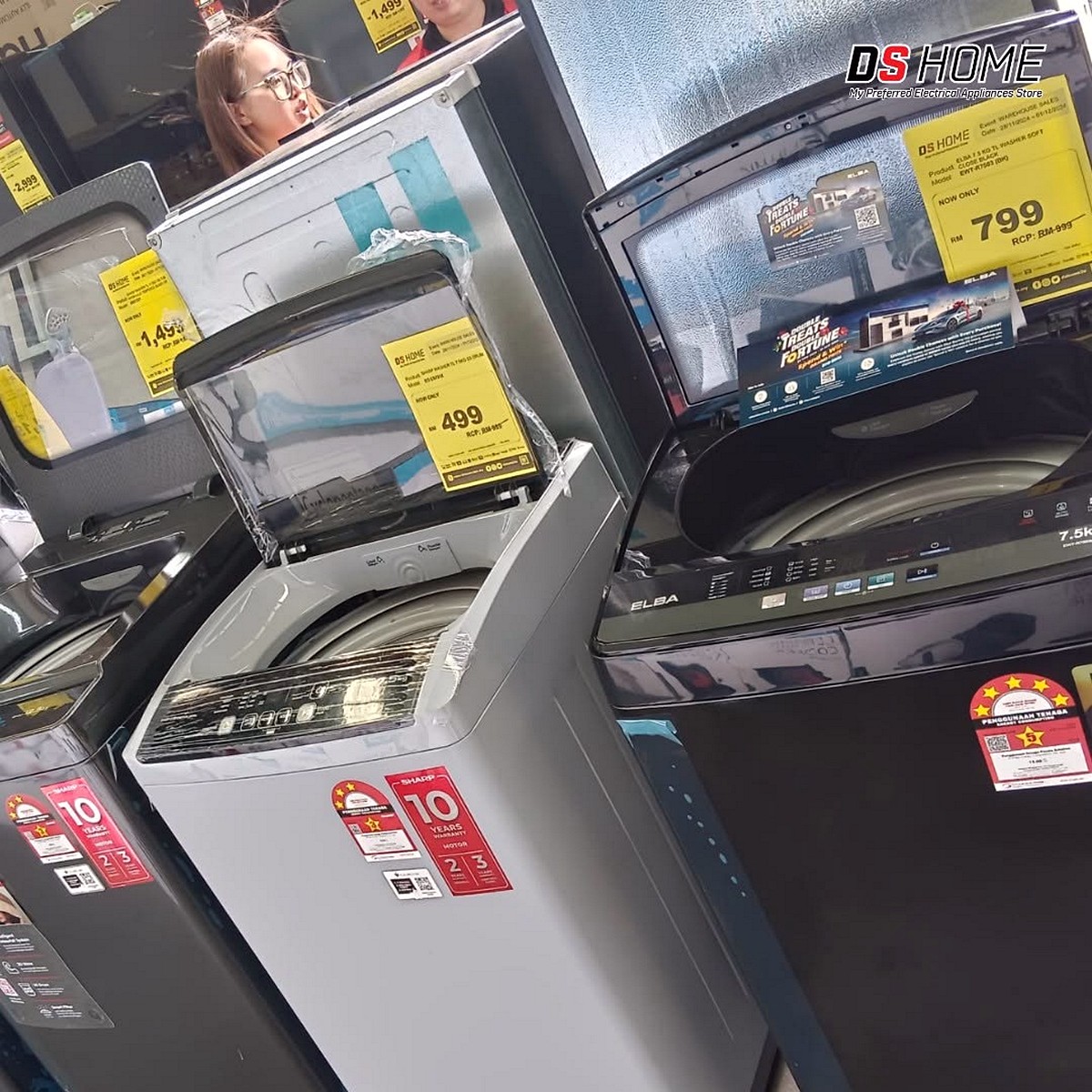 3-2 24–27 September 2026: DS Home Warehouse Sale, Up to 90% Off TVs, Fridges, Washers & Air Conditioners, Early Bird Deals in Subang Perdana