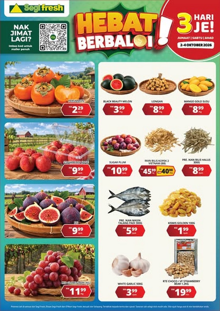 3-Day-Promotion-for-Fresh-Vegetables-Seafood-Chicken-Meat-1 2-4 October 2026: Segi Fresh: 3-Day Promotion for Fresh Vegetables, Seafood, Chicken & Meat at Great Value Prices