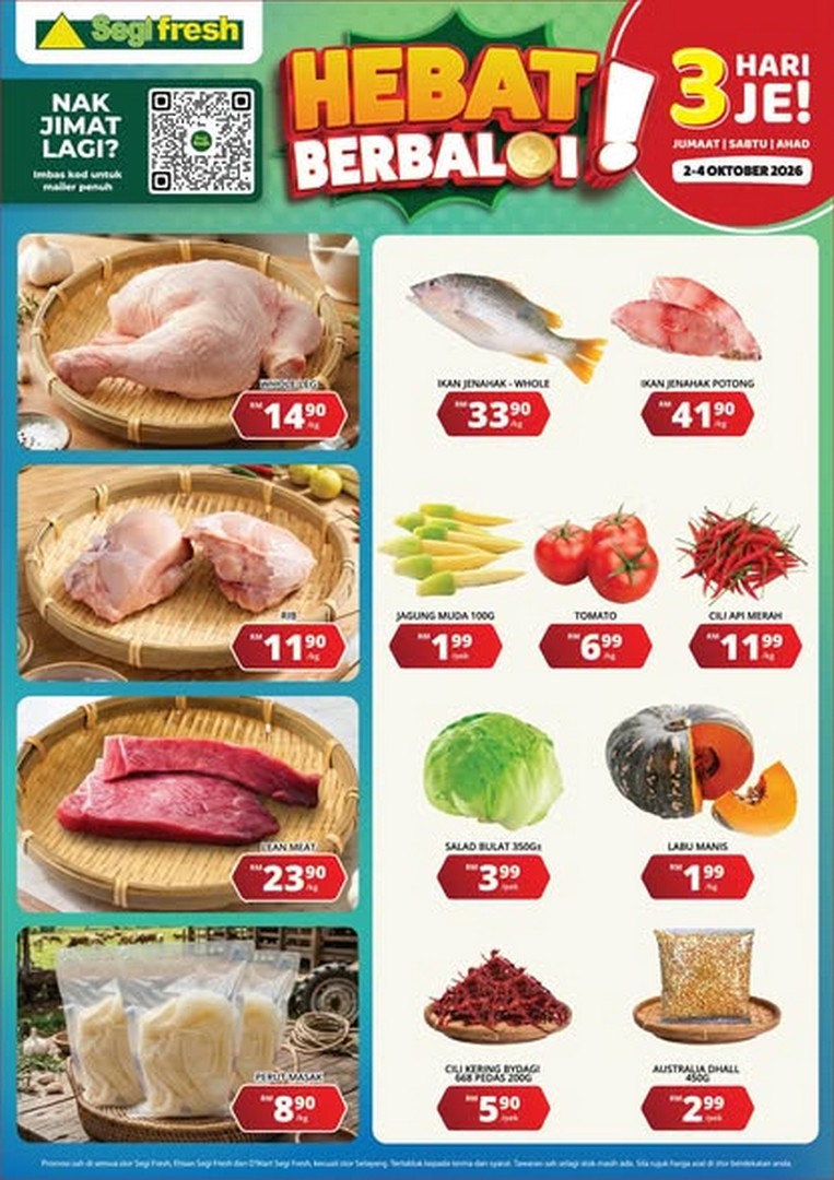 3-Day-Promotion-for-Fresh-Vegetables-Seafood-Chicken-Meat 2-4 October 2026: Segi Fresh: 3-Day Promotion for Fresh Vegetables, Seafood, Chicken & Meat at Great Value Prices