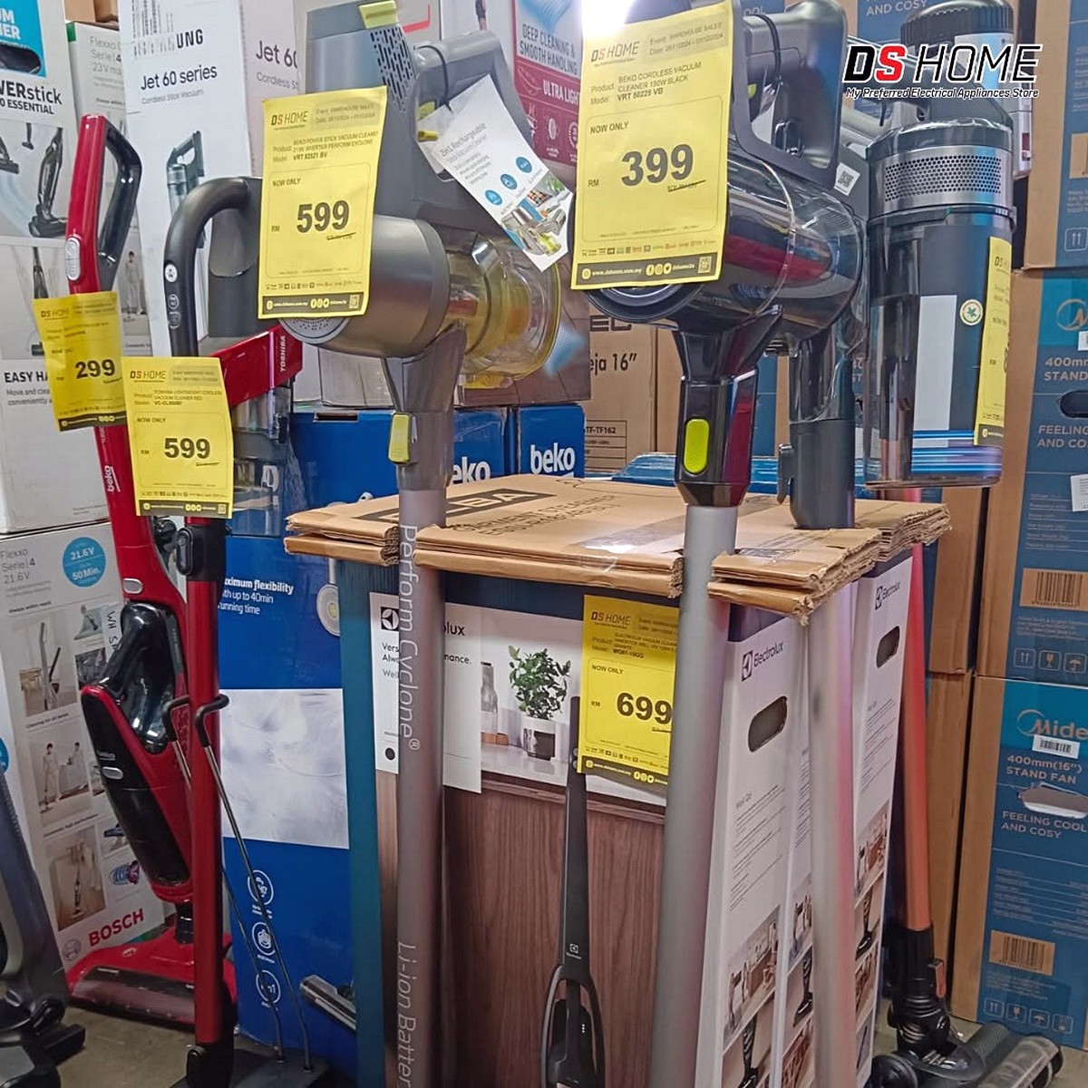 45 24–27 September 2026: DS Home Warehouse Sale, Up to 90% Off TVs, Fridges, Washers & Air Conditioners, Early Bird Deals in Subang Perdana