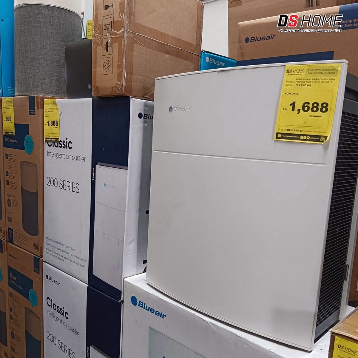 49 24–27 September 2026: DS Home Warehouse Sale, Up to 90% Off TVs, Fridges, Washers & Air Conditioners, Early Bird Deals in Subang Perdana