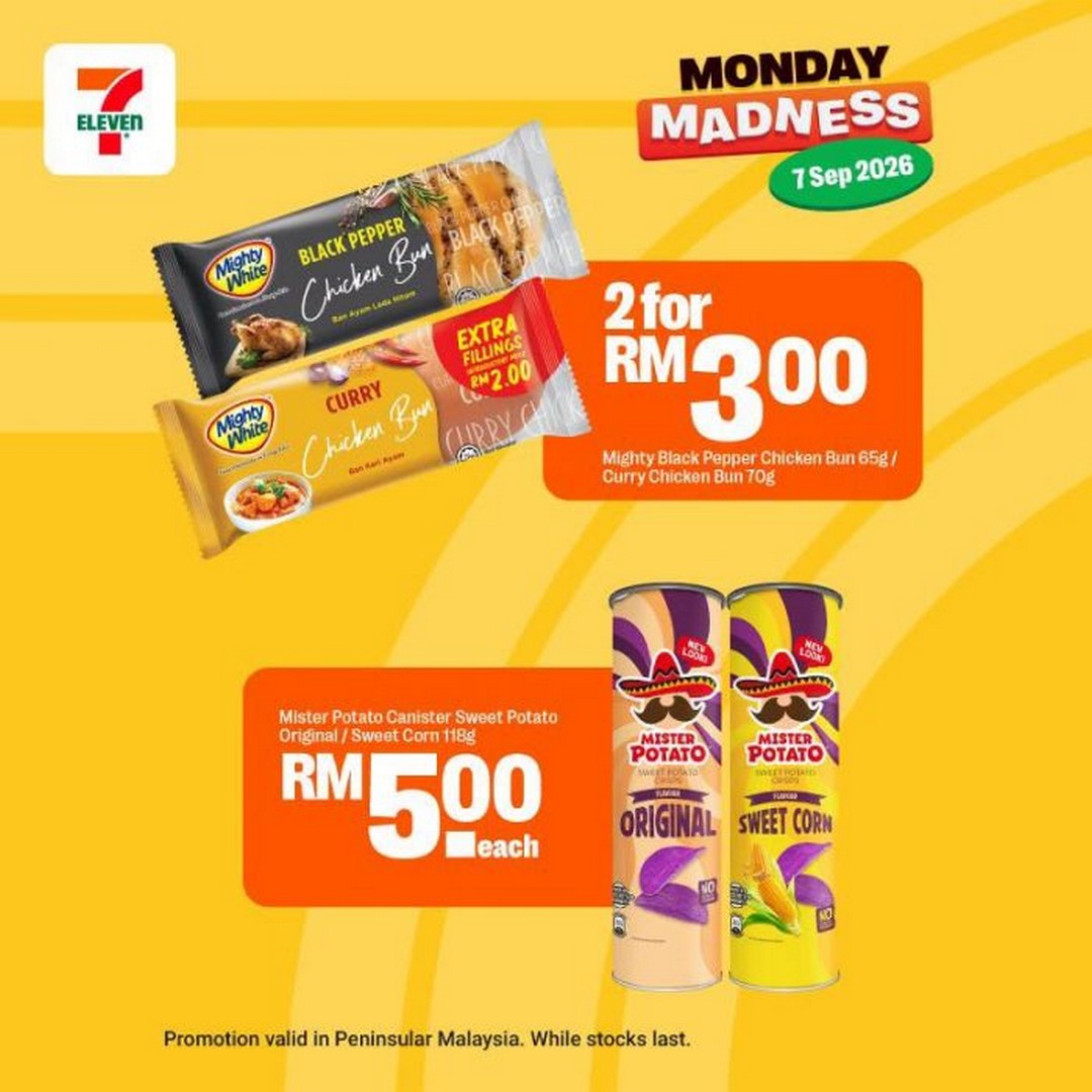 7-Eleven-Malaysia-Monday-Madness-Promotion-with-Buy-1-Free-1-and-Deals-6 7 September 2026: 7-Eleven Malaysia: Monday Madness Promotion with Buy 1 Free 1 and Deals from RM1