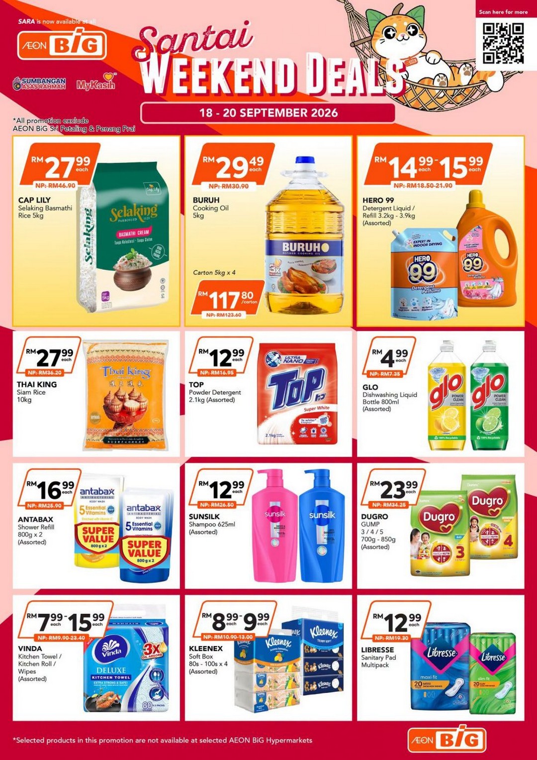 AEON-BiG-Santai-Weekend-Deals-Promotion-–-Up-to-10-OFF-3 18-20 September 2026: AEON BiG Santai Weekend Deals Promotion – Up to 10% OFF & Deals from RM0.29, Fresh Food, Groceries and Household Essentials