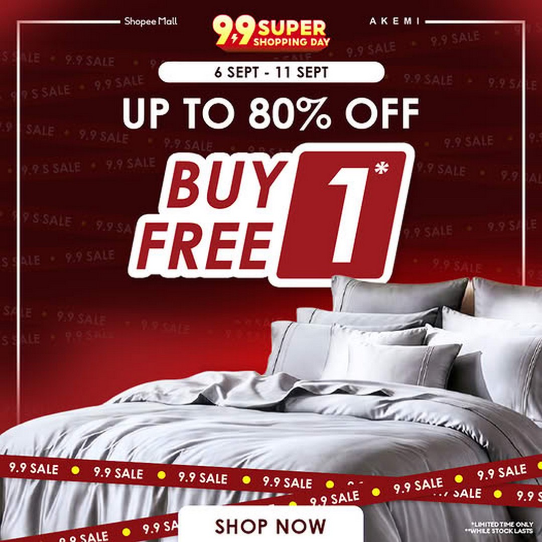 AKEMI-9.9-Super-Shopping-Day-Promotion-with-Up-to-30-OFF 6-11 September 2026: AKEMI: 9.9 Super Shopping Day Promotion with Up to 30% OFF, Buy 1 Free 1 Deals and Bundle Savings on Shopee