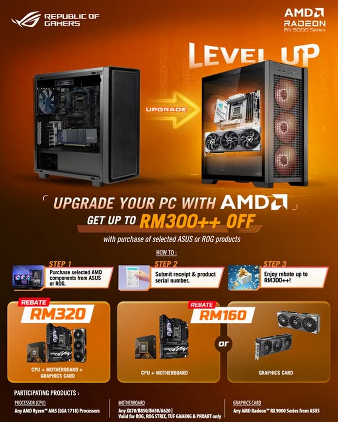 ALL-IT-Hypermarket-ASUS-AMD-PC-Upgrade-Rebate-Promotion Now till 30 September 2026: ALL IT Hypermarket: ASUS AMD PC Upgrade Rebate Promotion Up to RM300++ Off at ALL IT Outlets