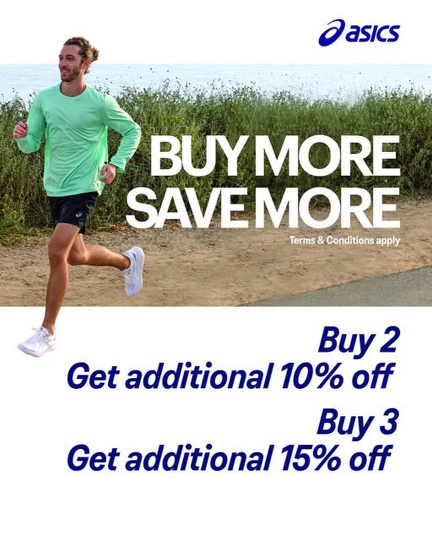 ASICS-Factory-Outlet-Special-Sale-Get-Up-to-15-Extra 10-13 September 2026: ASICS Factory Outlet Special Sale: Get Up to 15% Extra Savings at Johor Premium Outlets