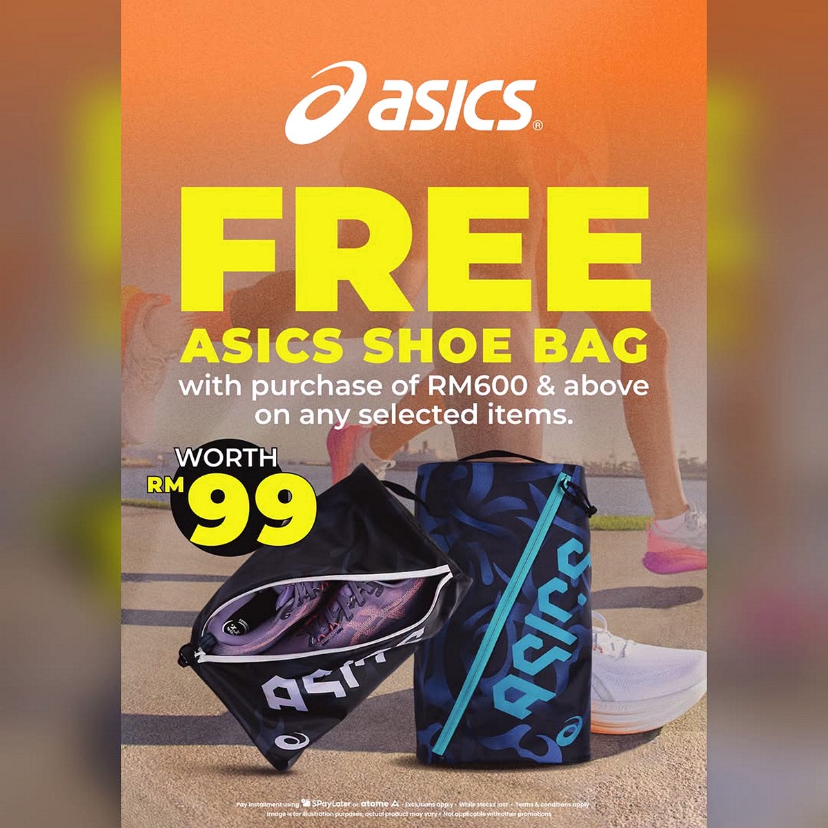 ASICS-Promotion-Malaysia-Free-RM99-Shoe-Bag-with-RM600-Purchase 25 September–31 December 2026: ASICS Promotion at Al-Ikhsan Sports MyTOWN – Free RM99 Shoe Bag with RM600 Selected Purchase