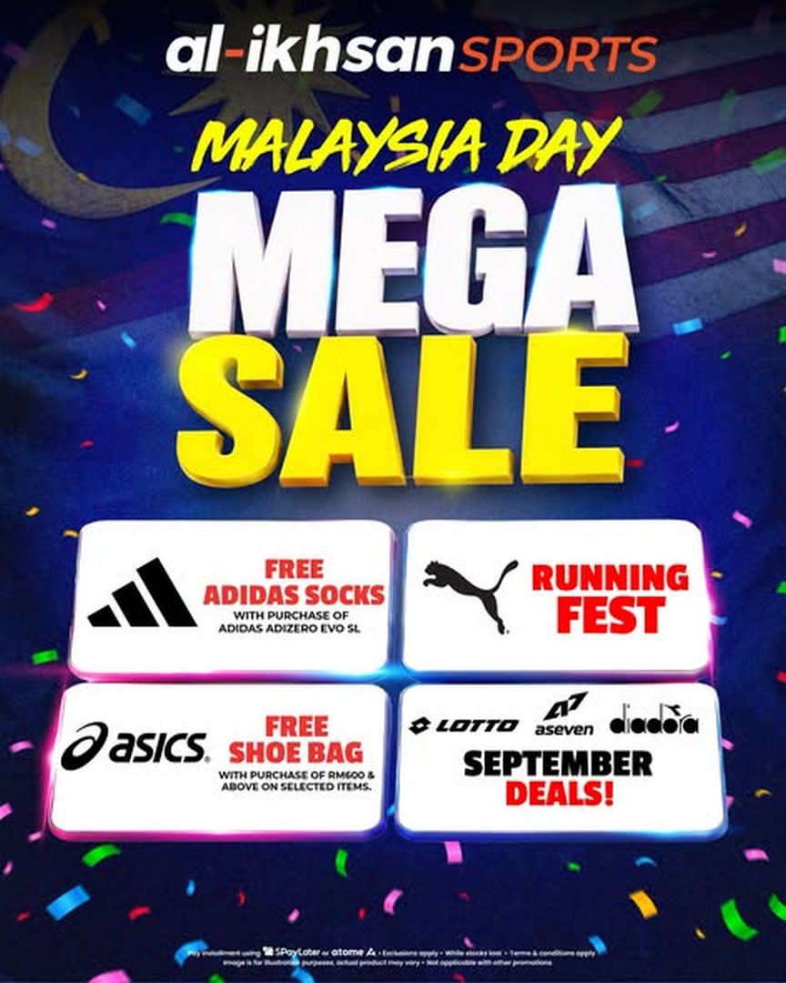 Al-Ikhsan-Sports-Malaysia-Day-Mega-Sale-with-Huge-Discounts 8 September 2026 onwards: Al-Ikhsan Sports: Malaysia Day Mega Sale with Huge Discounts, Rebates and Free Gifts