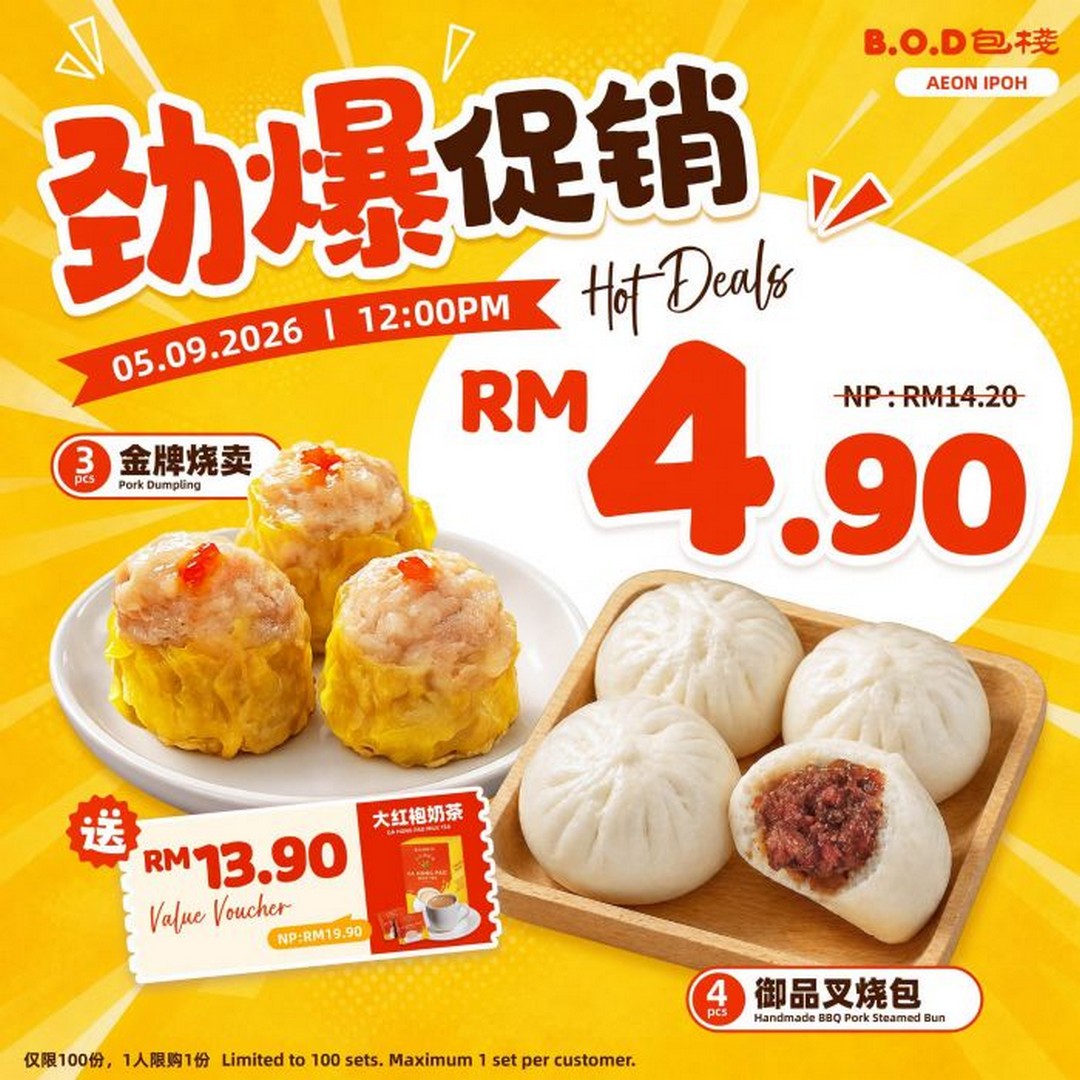 B.O.D-AEON-Ipoh-Station-18-Grand-Opening-Sale-Promotion-1 5-11 September 2026: B.O.D AEON Ipoh Station 18: Grand Opening Sale & Promotion with Sets from RM4.90 and 20% OFF Frozen Products