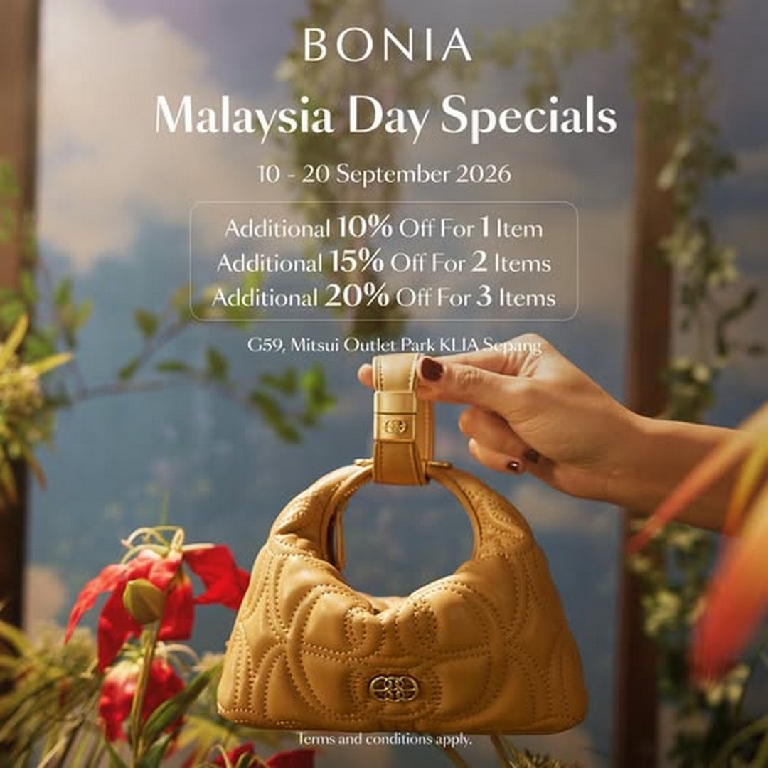 BONIA-Malaysia-Day-Specials-–-Enjoy-Up-to-Additional-20 10–20 September 2026: BONIA Malaysia Day Specials – Enjoy Up to Additional 20% Savings at Mitsui Outlet Park KLIA Sepang