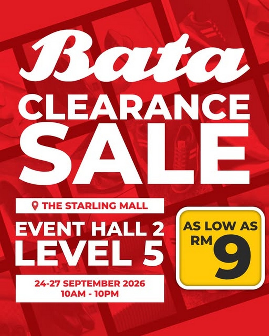 Bata-Malaysia-Clearance-Sale-with-Shoes-from-RM9-School-Bundle-Deals-1 22 September-22 October 2026: Bega Foods Malaysia: Bega Breakfast Challenge Promotion with Nespresso Coffee Machine and RM50 Touch 'n Go eWallet Prizes