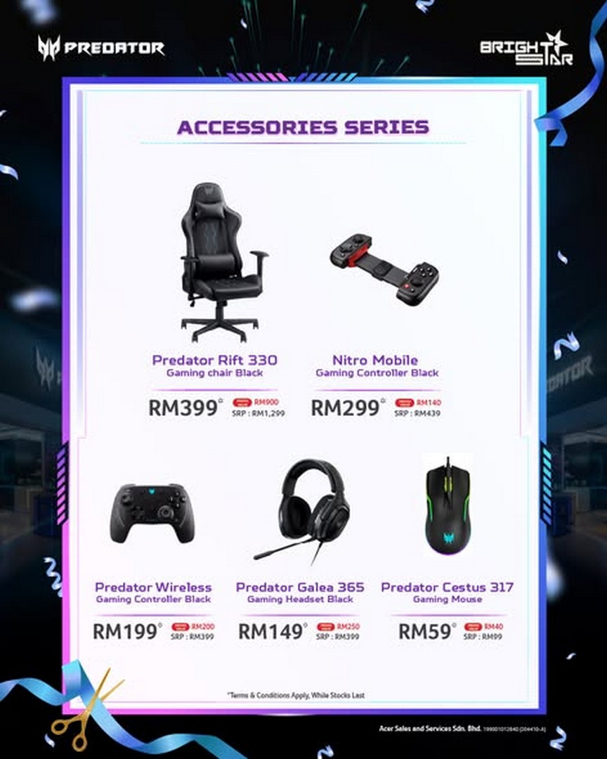 Brightstar-Computer-Predator-Store-Grand-Opening-Sale-4 1-31 October 2026: Brightstar Computer: Predator Store Grand Opening Sale with Gaming Laptops from RM4,699, Monitors from RM549 and Up to RM600 OFF at Plaza Low Yat