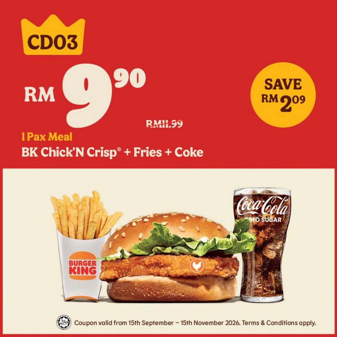 Burger-King-37-Coupon-Deals-From-RM0.99-Including-Meals-3-1 15 September-15 November 2026: Burger King: 37 Coupon Deals From RM0.99, Including Meals, Snacks, Desserts & Drinks Promotion