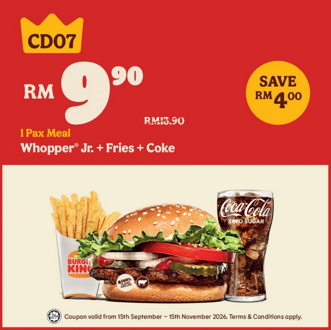 Burger-King-37-Coupon-Deals-From-RM0.99-Including-Meals-7-1 15 September-15 November 2026: Burger King: 37 Coupon Deals From RM0.99, Including Meals, Snacks, Desserts & Drinks Promotion