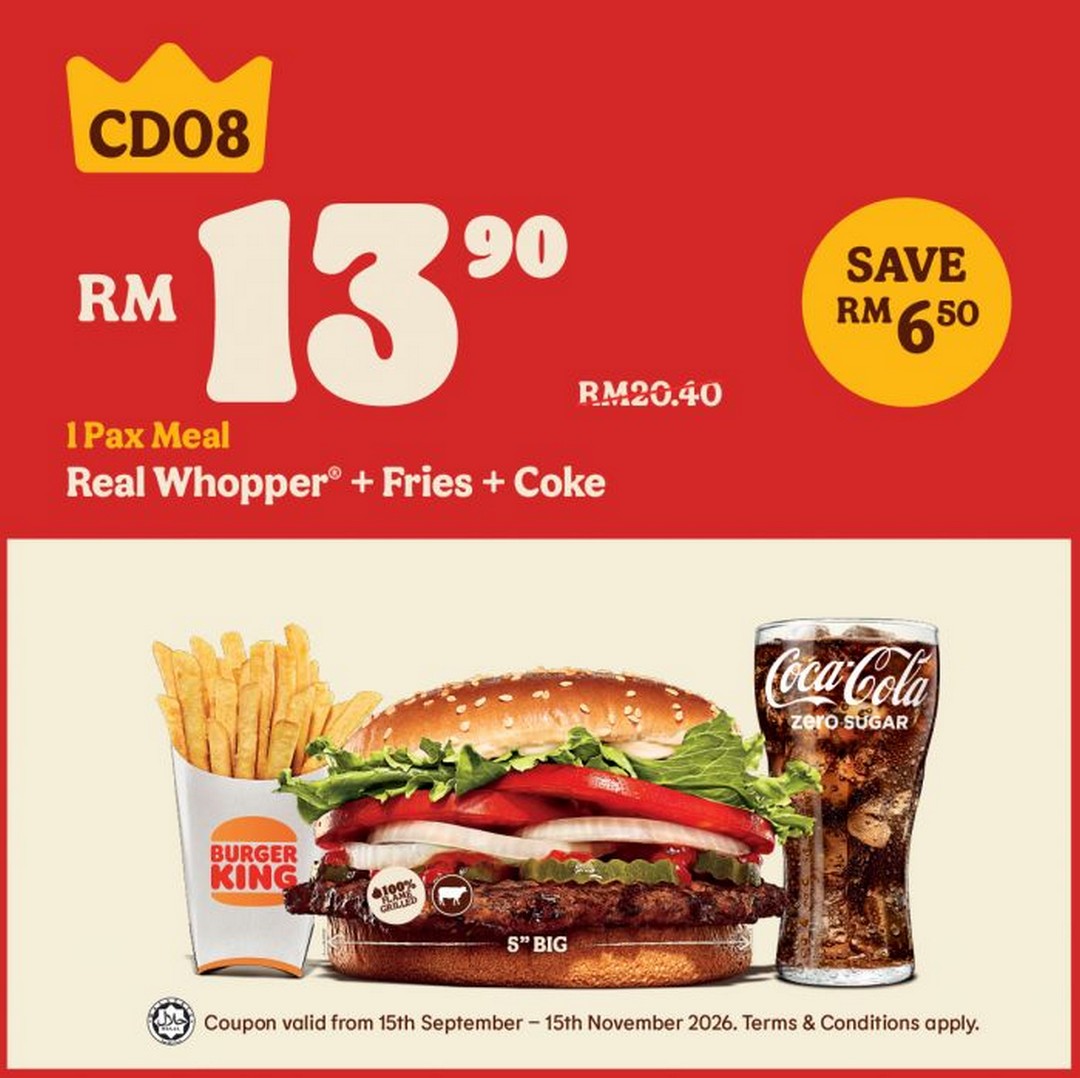 Burger-King-37-Coupon-Deals-From-RM0.99-Including-Meals-8-1 15 September-15 November 2026: Burger King: 37 Coupon Deals From RM0.99, Including Meals, Snacks, Desserts & Drinks Promotion