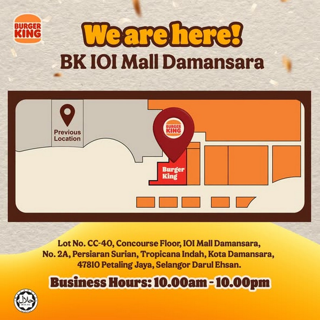Burger-King-Malaysia-Opening-Promotion-at-IOI-Mall-Damansara-3 5 September 2026: Burger King Malaysia: Opening Promotion at IOI Mall Damansara with Buy 1 Get 1 Free Whopper and 100 Free Burgers