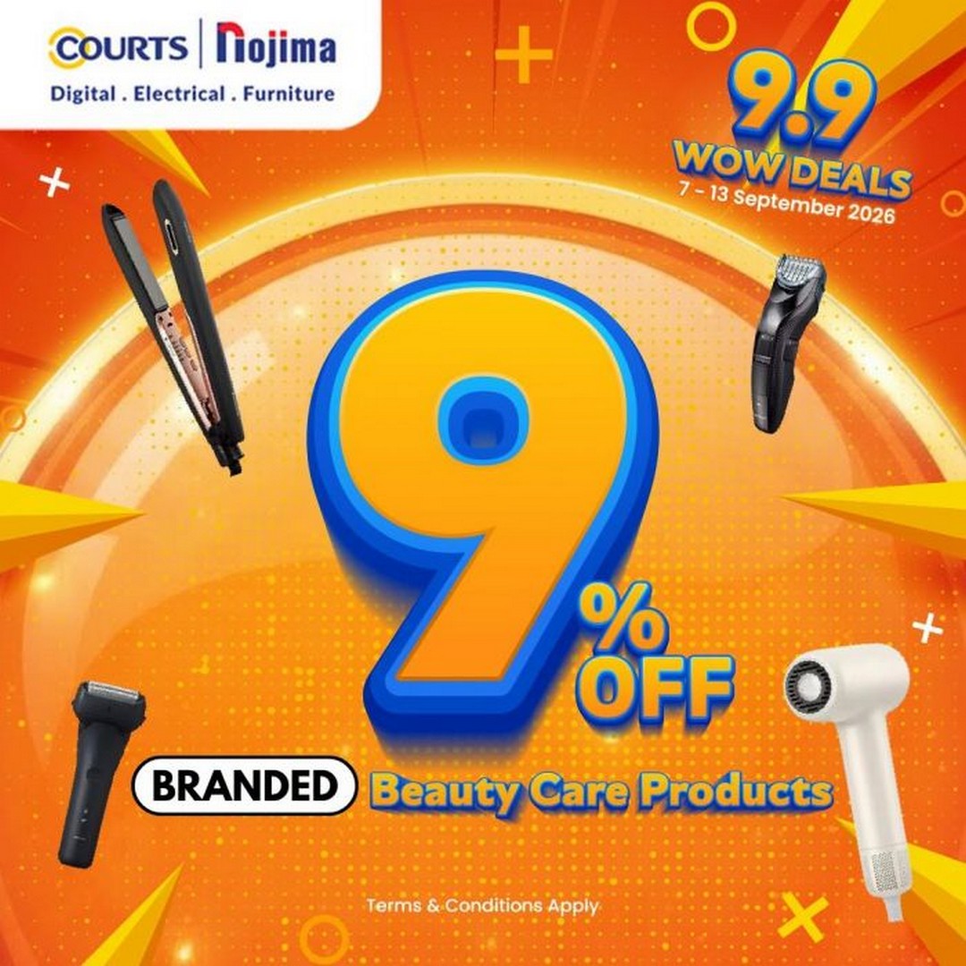 COURTS-Malaysia-9.9-WOW-Deals-Sale-with-Up-to-RM199-OFF-2 7-13 September 2026: COURTS Malaysia: 9.9 WOW Deals Sale with Up to RM199 OFF and RM9 Deals