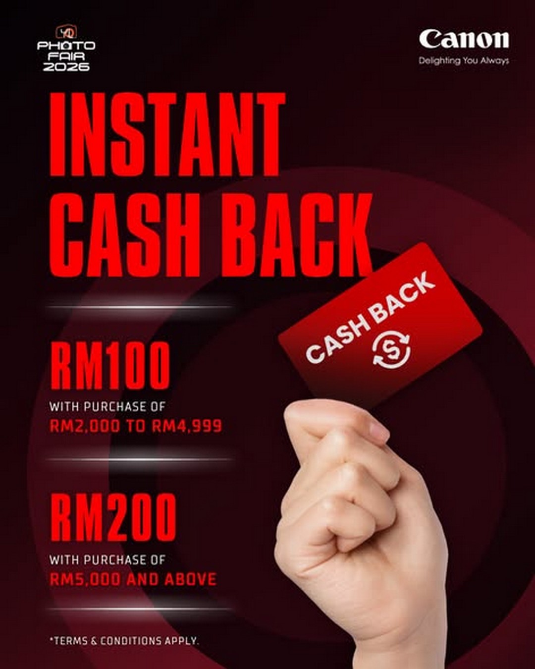 Canon-Malaysia-Photography-Promotion-at-YL-Photo-Fair-2026-3 24-27 September 2026: Canon Malaysia: Photography Promotion at YL Photo Fair 2026 with Camera & Lens Deals, Instant Cashback, Workshops and Share, Spin & Win at PJ 33 Mall