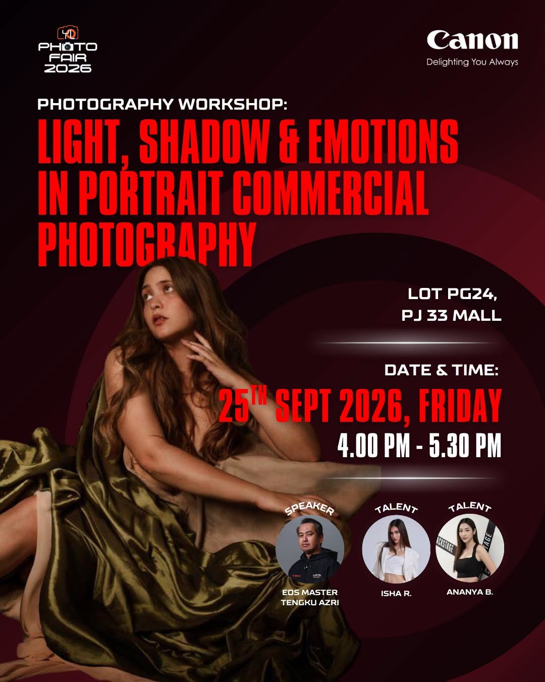 Canon-Malaysia-Photography-Promotion-at-YL-Photo-Fair-2026-6 24-27 September 2026: Canon Malaysia: Photography Promotion at YL Photo Fair 2026 with Camera & Lens Deals, Instant Cashback, Workshops and Share, Spin & Win at PJ 33 Mall