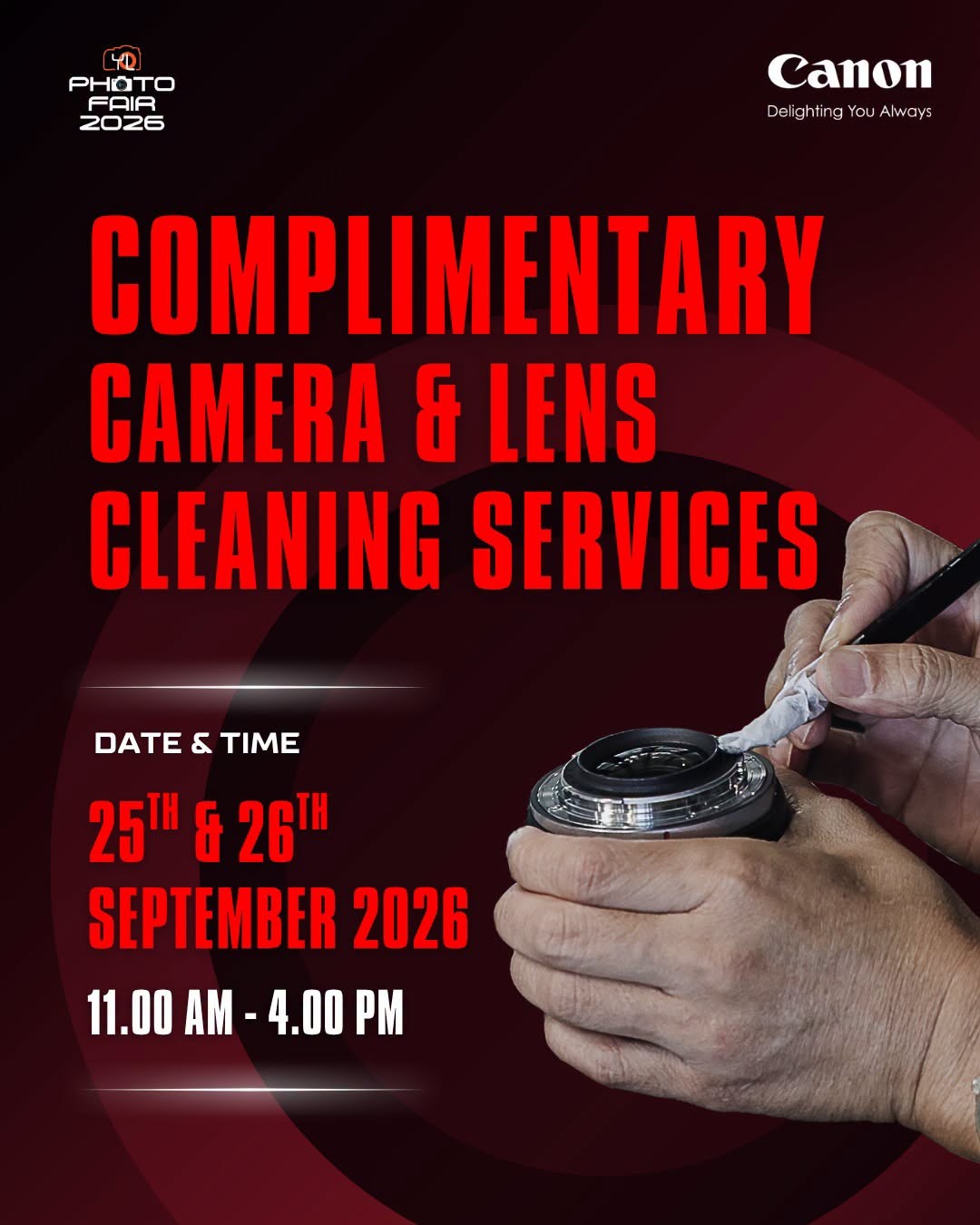 Canon-Malaysia-Photography-Promotion-at-YL-Photo-Fair-2026-8 24-27 September 2026: Canon Malaysia: Photography Promotion at YL Photo Fair 2026 with Camera & Lens Deals, Instant Cashback, Workshops and Share, Spin & Win at PJ 33 Mall