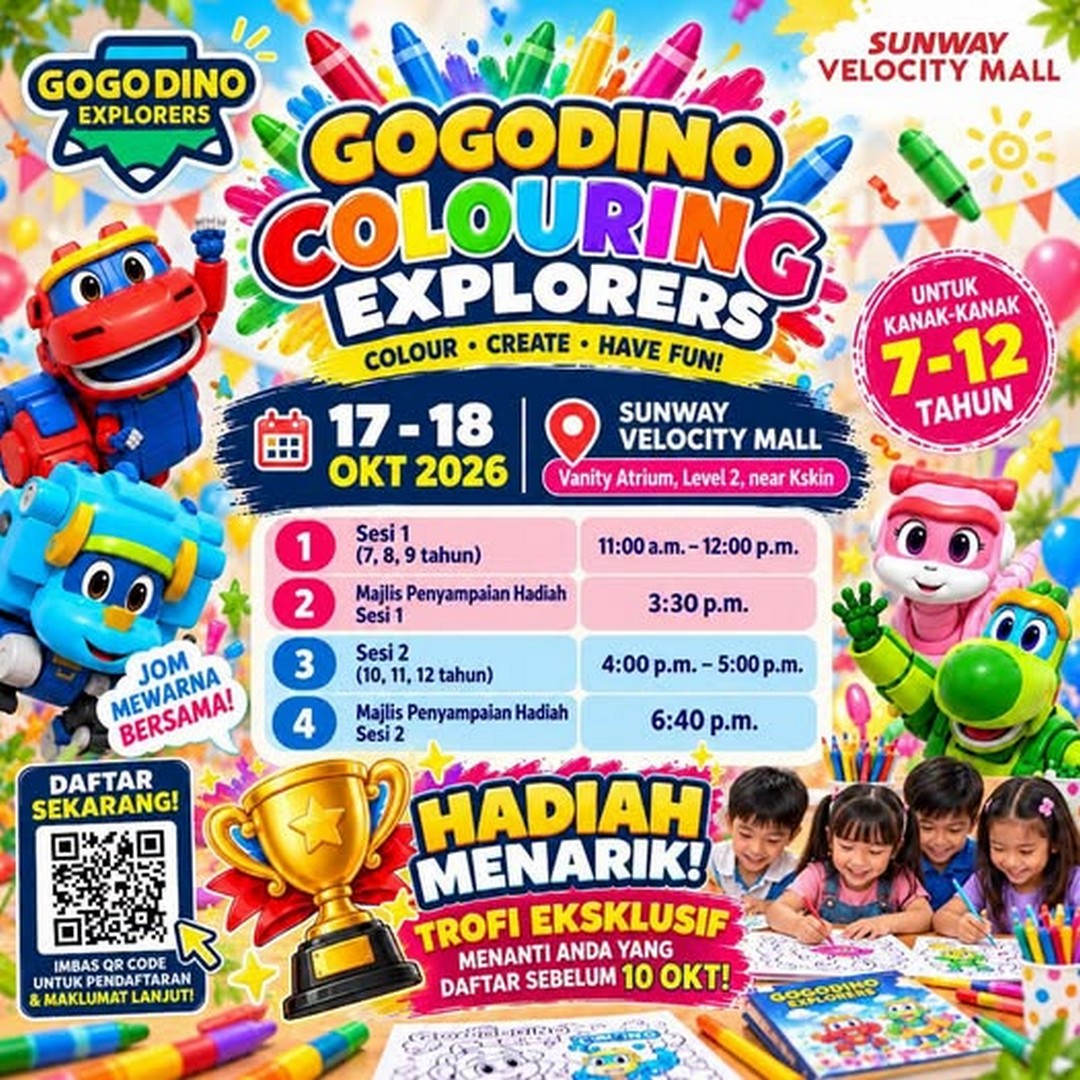 Captain-Rex-Creative-Adventure-Promotion-with-Prizes-at-Sunway-Velocity-Mall 17-18 October 2026: Captain Rex: Creative Adventure Promotion with Prizes at Sunway Velocity Mall