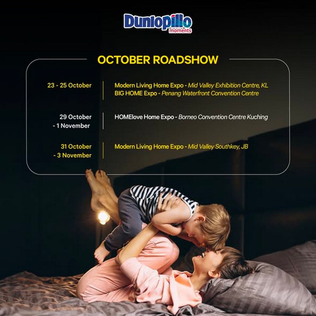 Dunlopillo-Malaysia-October-Home-Exhibition-Mattress-Promotion-1 2 October-3 November 2026: Dunlopillo Malaysia: October Home Exhibition Mattress Promotion with Exclusive Roadshow Deals at Multiple Venues