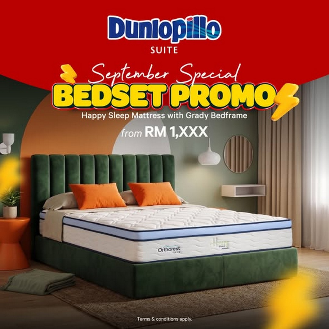 Dunlopillo-Malaysia-September-Special-Mattress-Sale-3 1-30 September 2026: Dunlopillo Malaysia: September Special Mattress Sale with Buy 1 Free 2, Up to 30% OFF and Massage Chair Giveaway