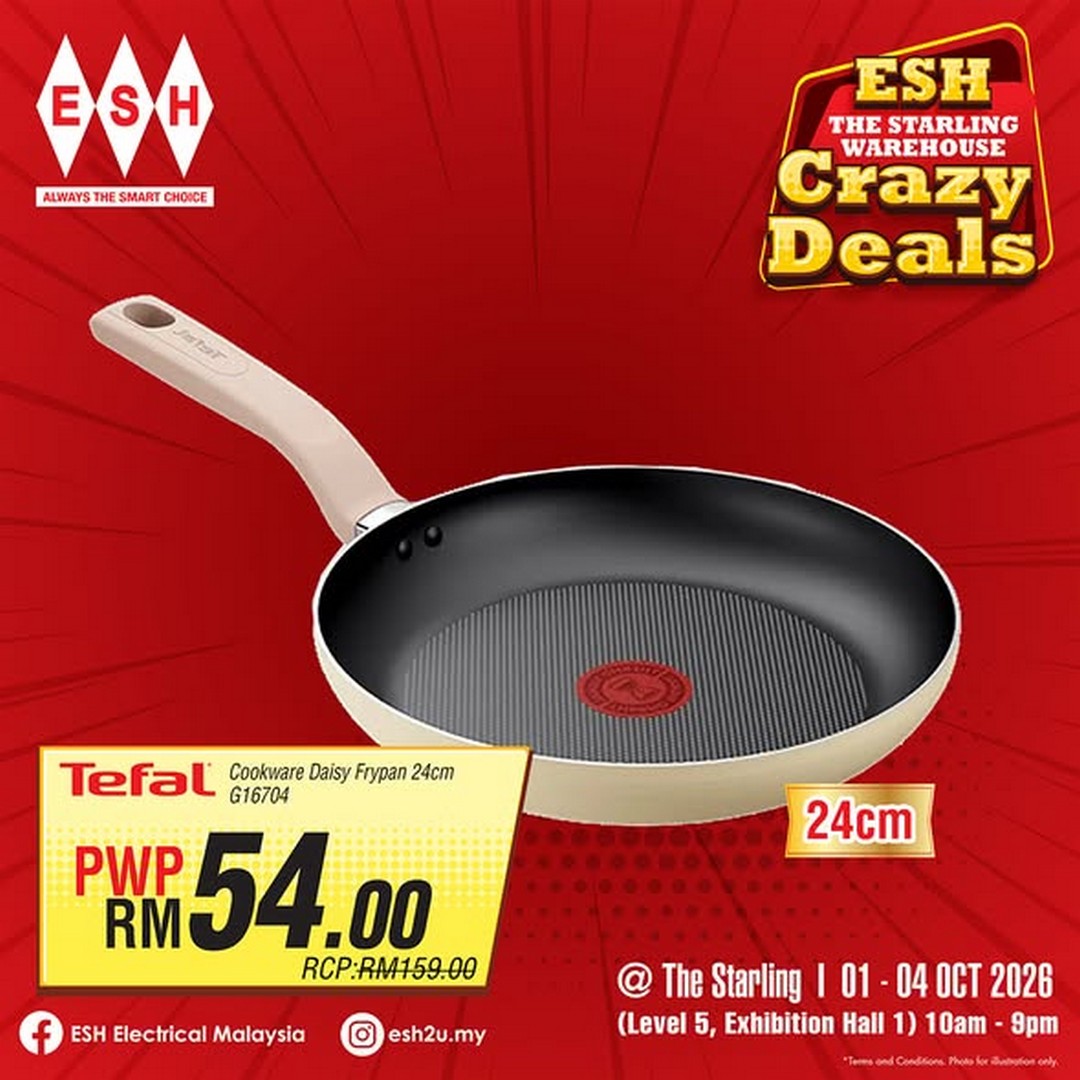 ESH-Electrical-Malaysia-Starling-Warehouse-Crazy-Deals-1 1-4 October 2026: ESH Electrical Malaysia: Starling Warehouse Crazy Deals Promotion with PWP Offers, Special Deals and Free Gifts Up to RM300 at The Starling Mall