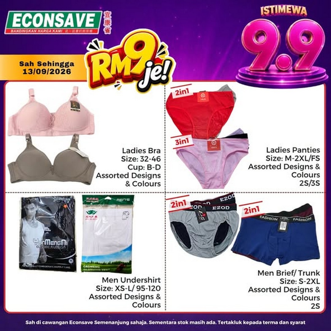 Econsave-9.9-Sale-Promotion-with-Even-More-Savings-3 Now till 4 September 2026: Econsave: 9.9 Sale Promotion with Even More Savings on Family Shopping and Everyday Essentials