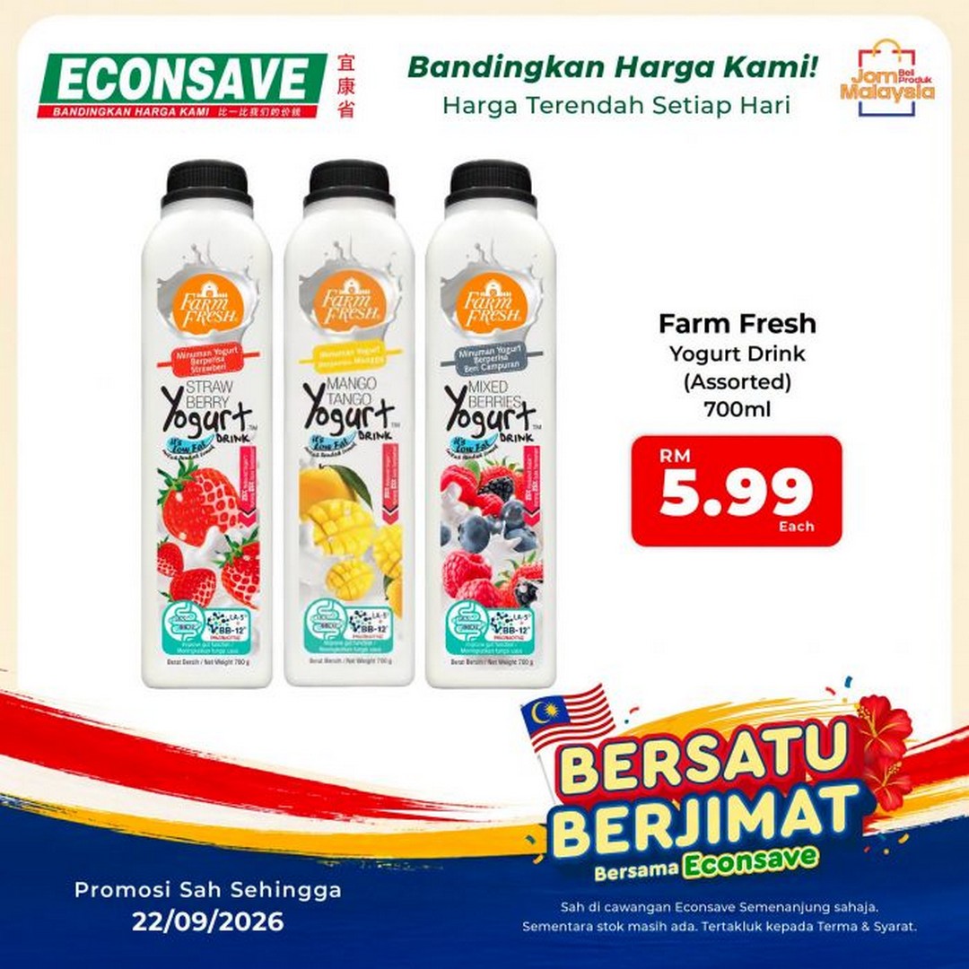 Econsave-Bersatu-Berjimat-Grocery-Promotion-–-Fresh-Produce-from-RM2-10 Now till 22 September 2026: Econsave: Bersatu Berjimat Grocery Promotion – Fresh Produce from RM2.29/kg at Peninsular Malaysia Branches