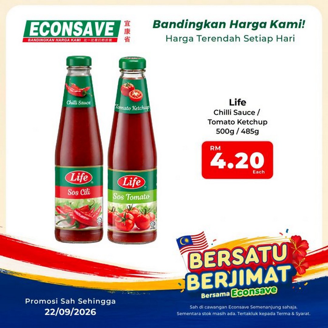 Econsave-Bersatu-Berjimat-Grocery-Promotion-–-Fresh-Produce-from-RM2-15 Now till 22 September 2026: Econsave: Bersatu Berjimat Grocery Promotion – Fresh Produce from RM2.29/kg at Peninsular Malaysia Branches