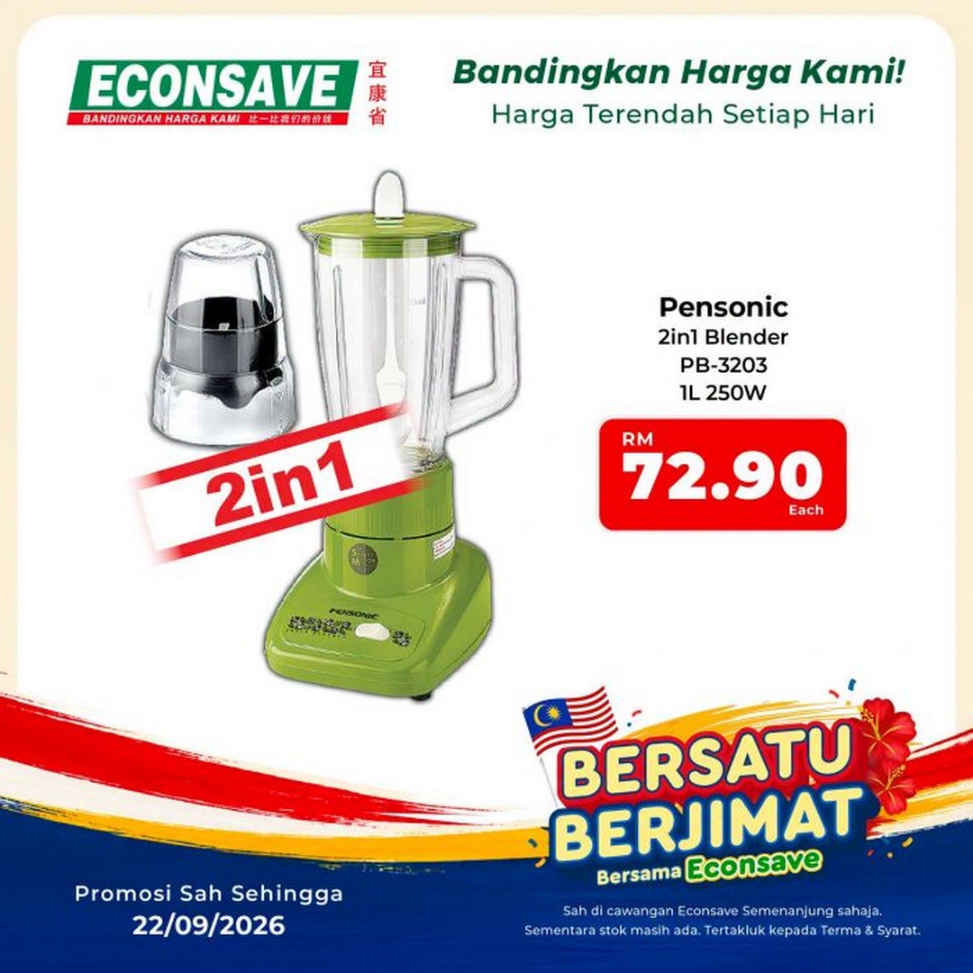 Econsave-Bersatu-Berjimat-Grocery-Promotion-–-Fresh-Produce-from-RM2-21 Now till 22 September 2026: Econsave: Bersatu Berjimat Grocery Promotion – Fresh Produce from RM2.29/kg at Peninsular Malaysia Branches