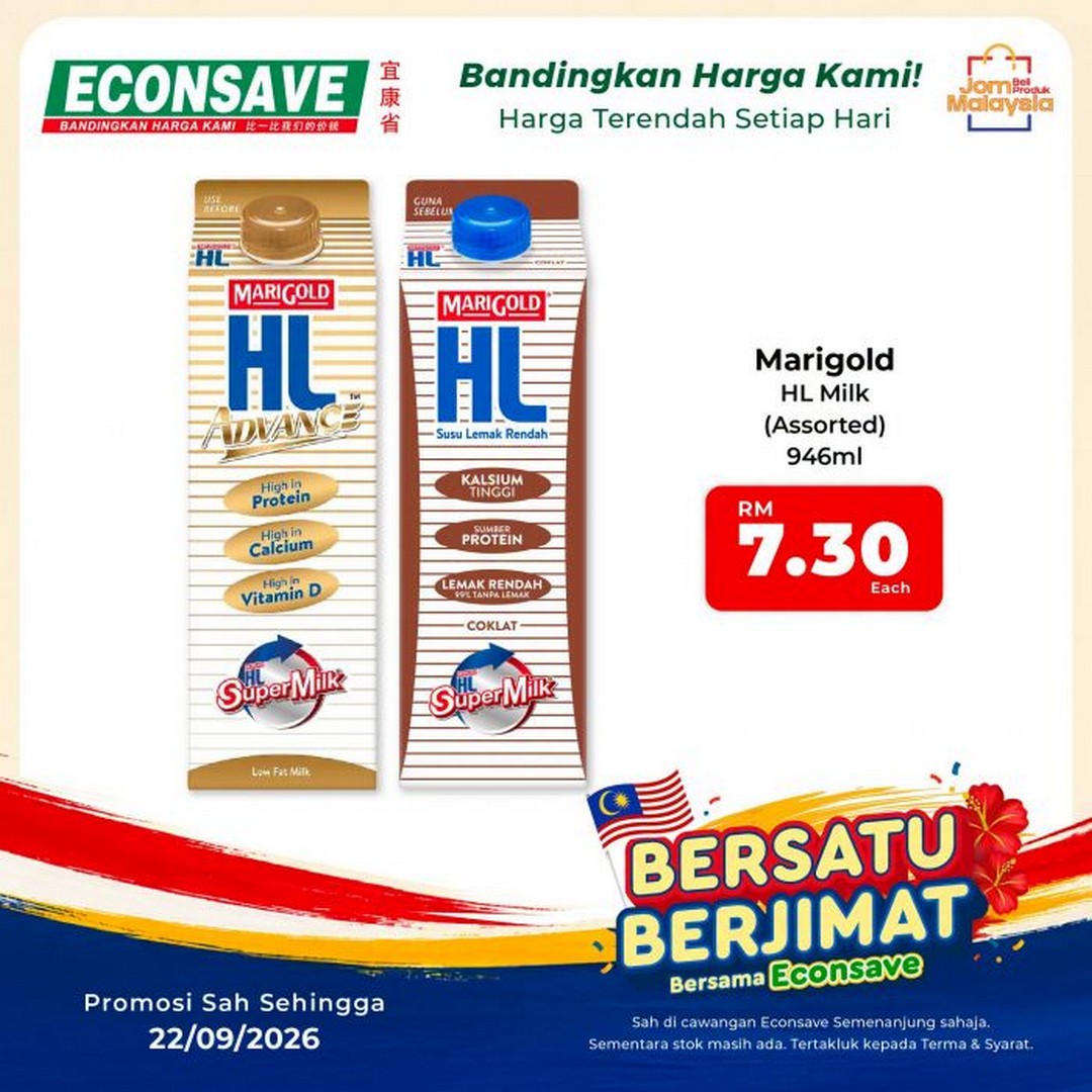 Econsave-Bersatu-Berjimat-Grocery-Promotion-–-Fresh-Produce-from-RM2-9 Now till 22 September 2026: Econsave: Bersatu Berjimat Grocery Promotion – Fresh Produce from RM2.29/kg at Peninsular Malaysia Branches