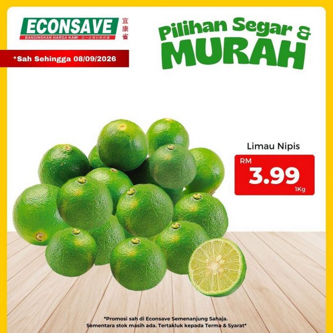 Econsave-Promotion-on-Fresh-Groceries-from-RM3.99-3 Now till 8 September 2026: Econsave: Promotion on Fresh Groceries from RM3.99 for Affordable Payday Shopping
