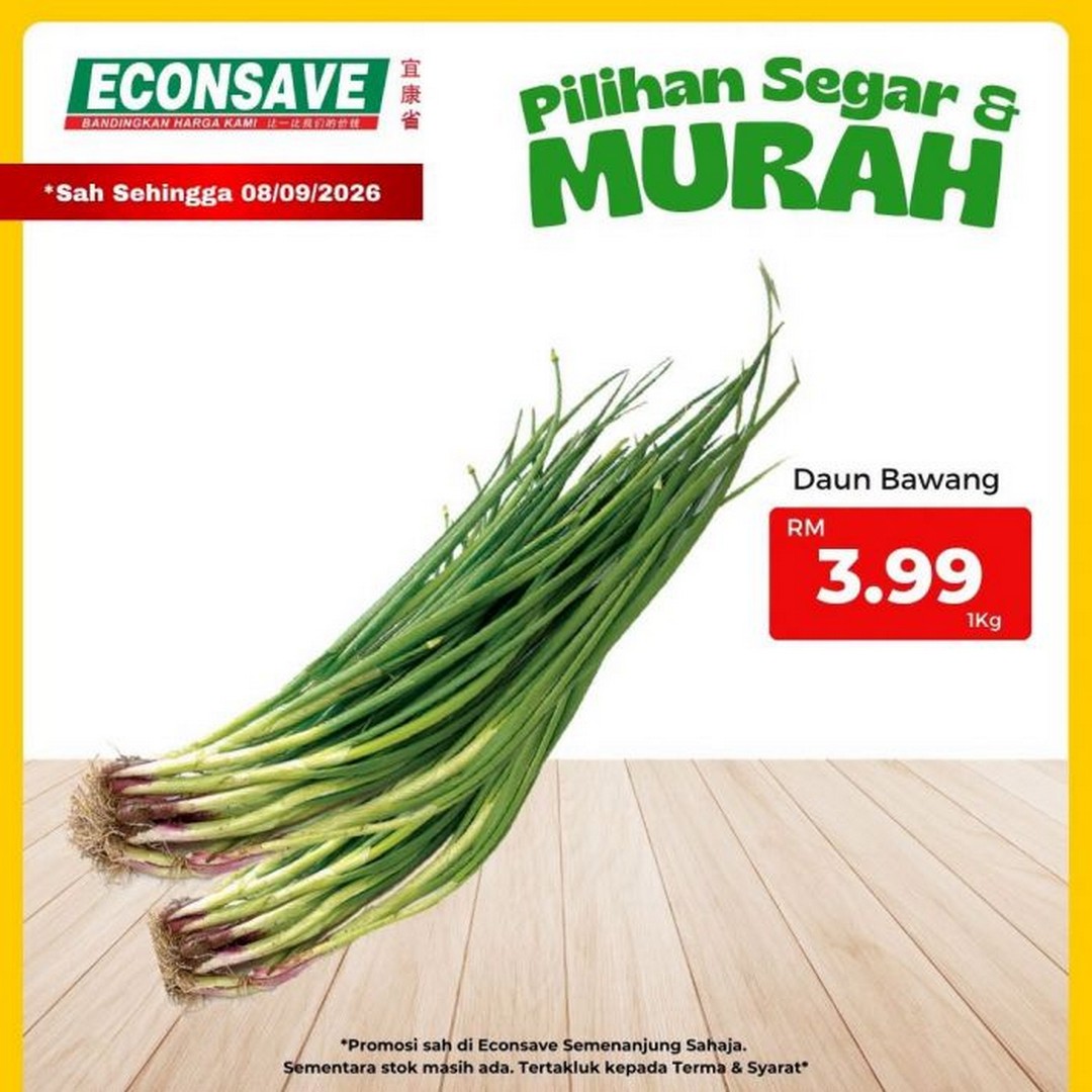 Econsave-Promotion-on-Fresh-Groceries-from-RM3.99-4 Now till 8 September 2026: Econsave: Promotion on Fresh Groceries from RM3.99 for Affordable Payday Shopping