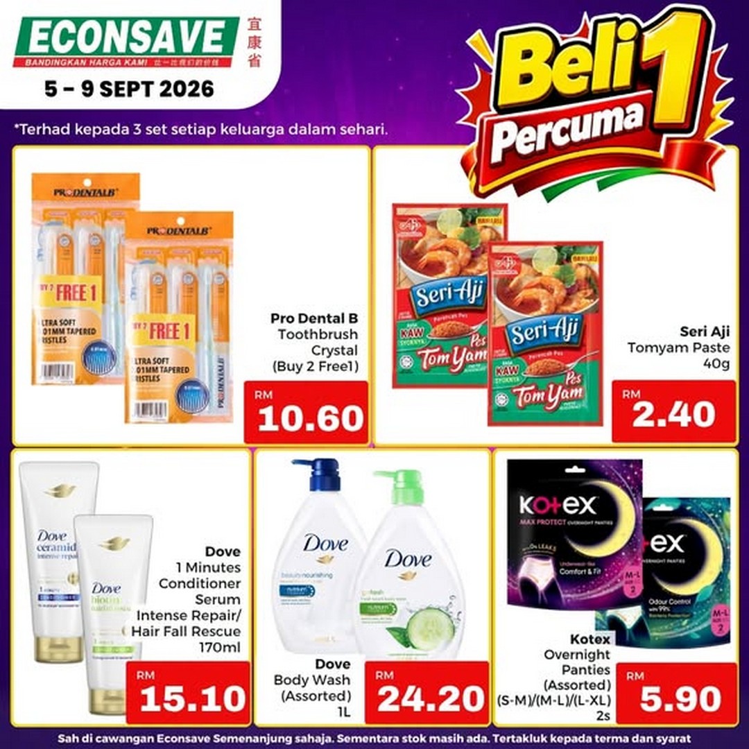 Econsave-Special-9.9-Promotion-with-Double-Savings-2 5-9 September 2026: Econsave: Special 9.9 Promotion with Double Savings on Everyday Essentials