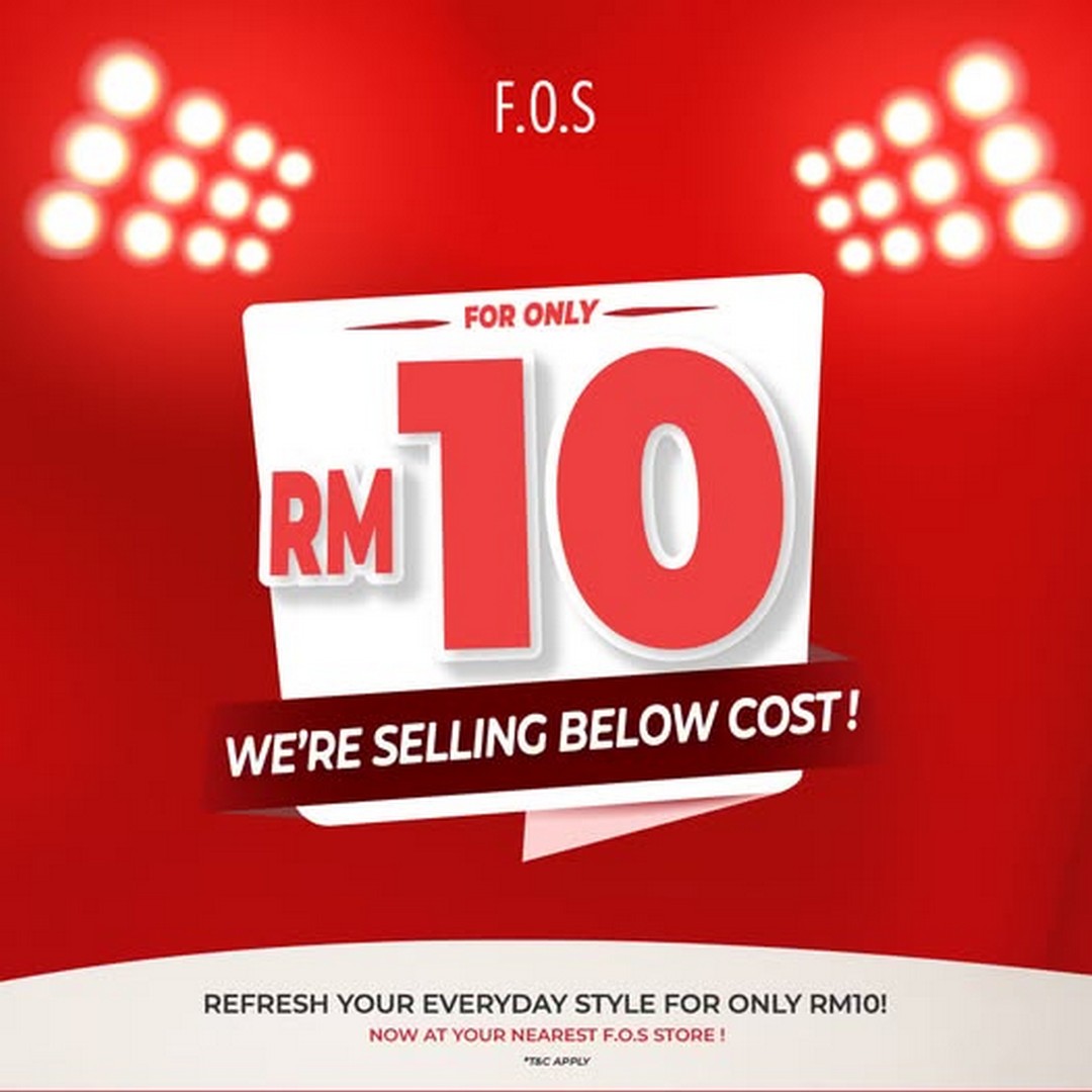 F.O.S-RM10-Bargain-Sale-at-gateway@klia2-with-Selected-Items 29 September 2026 onwards: F.O.S: RM10 Bargain Sale at gateway@klia2 with Selected Items from Just RM10