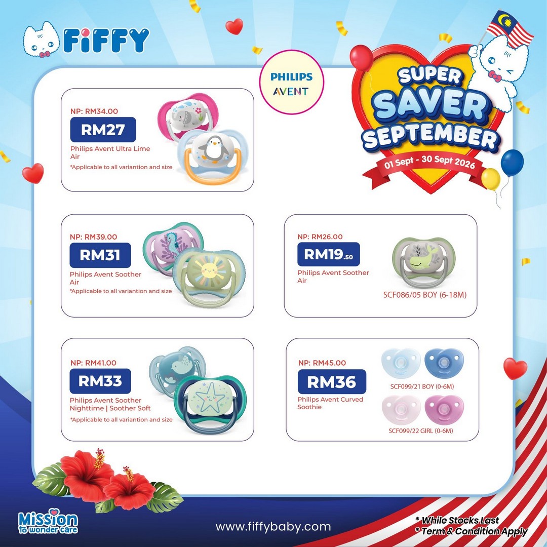 Fiffy-Malaysia-Super-Saver-September-Promotion-16 1-30 September 2026: Fiffy Malaysia: Super Saver September Promotion with Baby Care, Feeding Essentials, Clothing, Gift with Purchase and PWP Deals